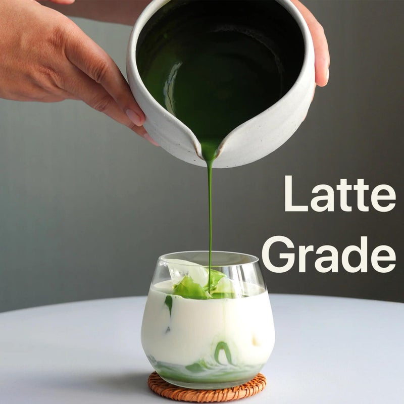 ONE WITH TEA Organic Matcha Latte Powder - Japanese Green Tea, USDA Organic, Made in, 2oz | For Hot & Iced Drinks, Smoothies & Lattes - Image 2